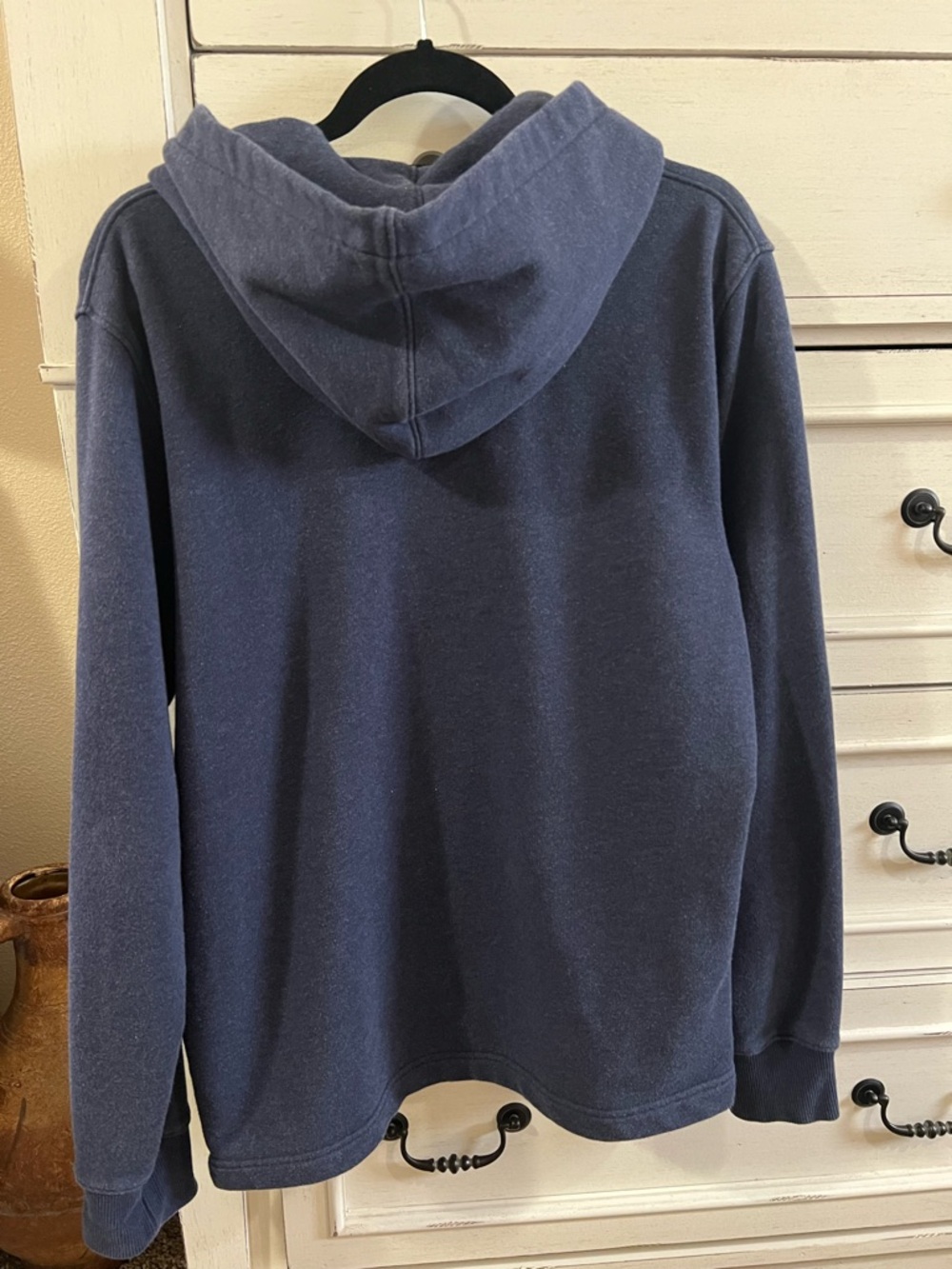 Roots Men's Navy Half-Zip Hooded Sweater - Picture 2 of 4